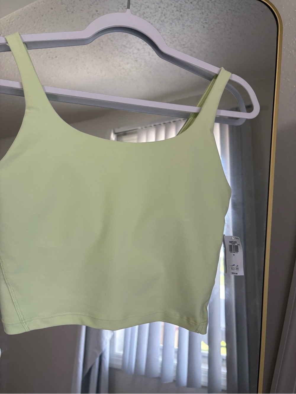 Old navy tank with bra